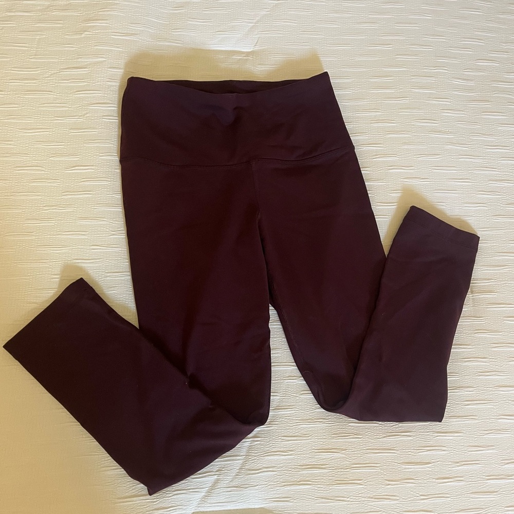 Burgundy, color, yoga legging